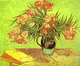 Vincent van Gogh Majolica Jar with Branches of Oleander painting